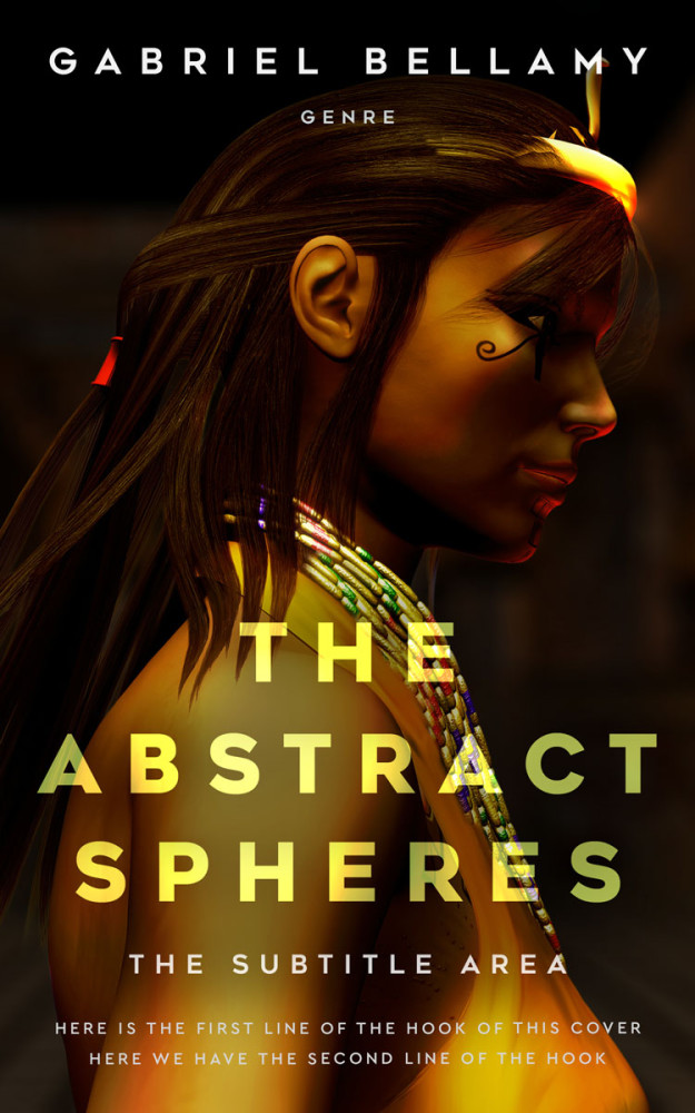 Front view of Graphite #26088 - Premade Fantasy Book Cover | BookCoverZone