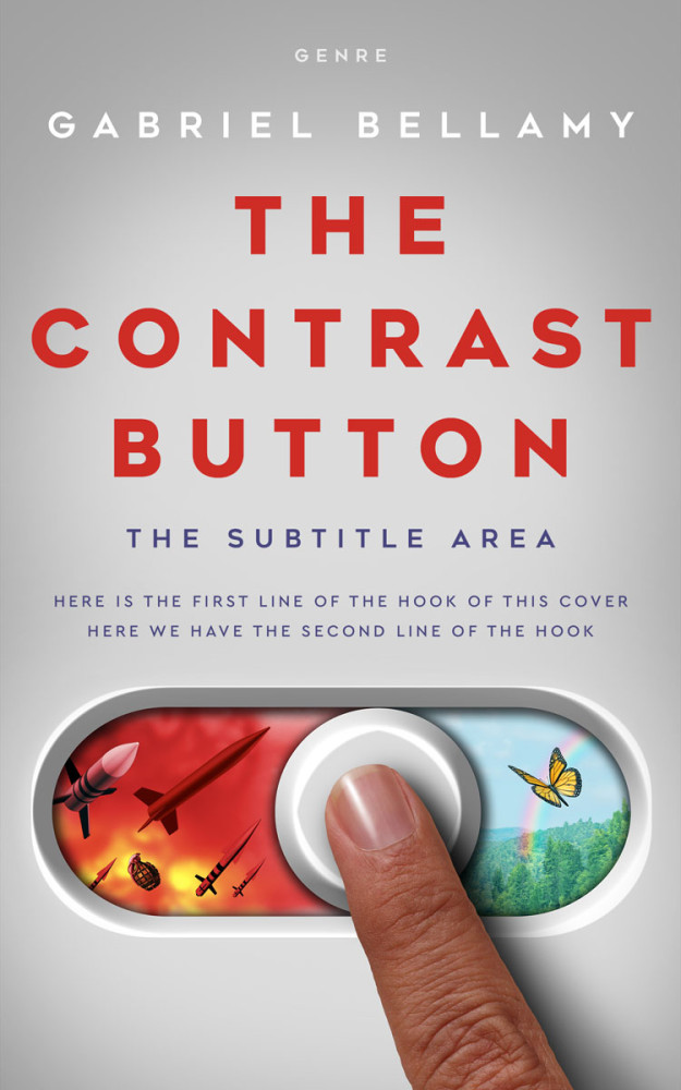 Front view of Pale Slate #26097 - Premade Politics & Law & Society Book Cover