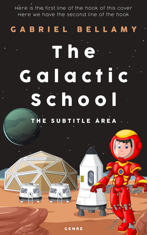 Front view of Cocoa Brown #26121 - Premade Fantasy Book Cover