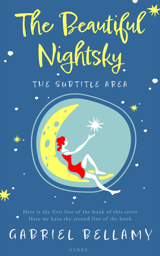 Front view of Azure #26143 - Premade Romance Book Cover