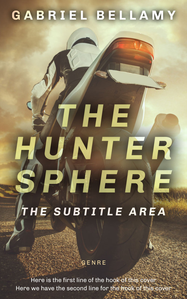 Front view of Mondo #26172 - Premade Action & Adventure Book Cover