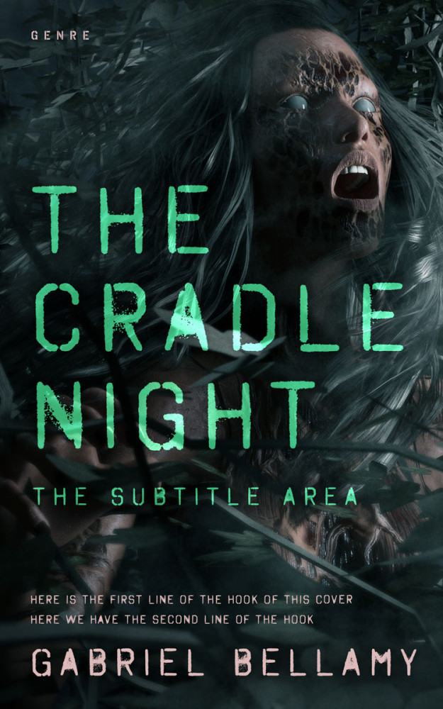 Front view of Bunker #26303 - Premade Horror Book Cover