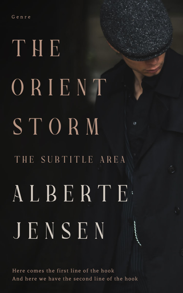 Front view of Cod Gray #26332 - Premade Mystery & Thriller & Suspense Book Cover