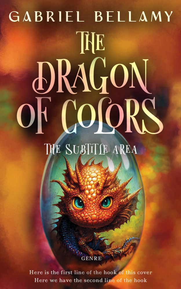 Front view of Nutmeg #26398 - Premade Fantasy Book Cover