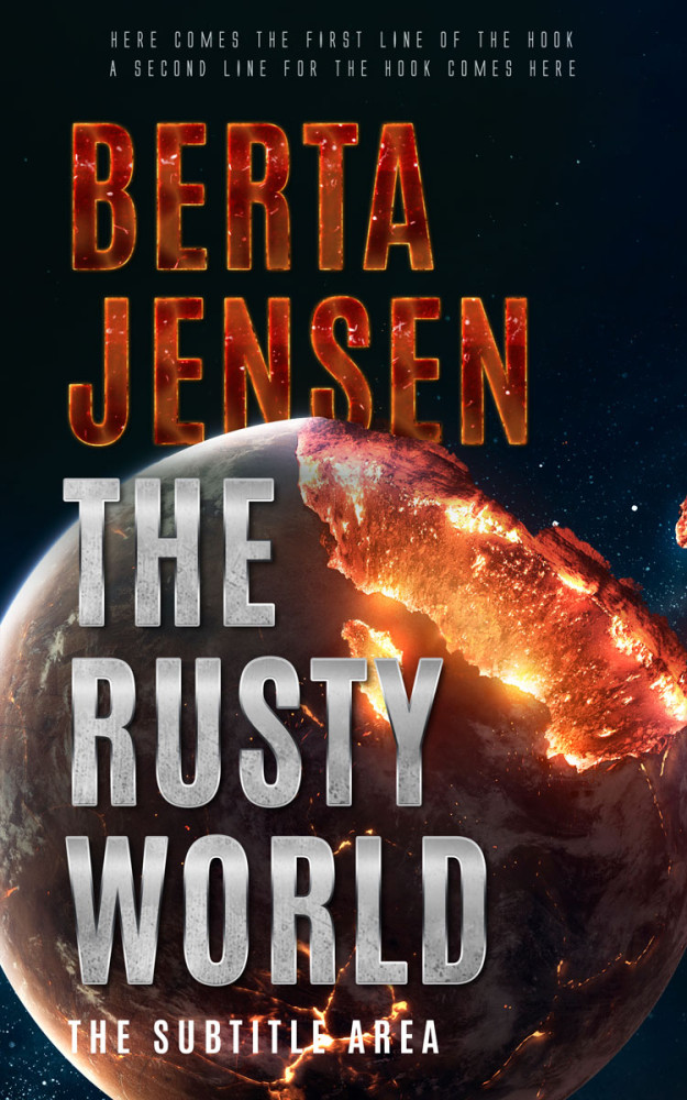 Front view of Antique Brass #26414 - Premade Apocalyptica Book Cover