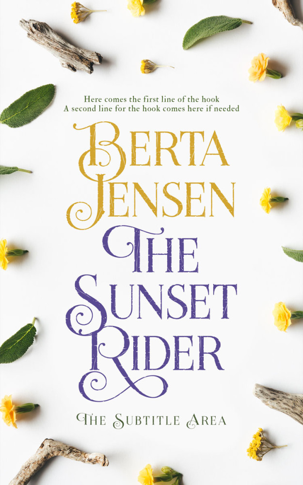 Front view of Wild Sand #26464 - Premade Nature Book Cover