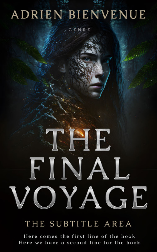 Front view of Woodsmoke #26512 - Premade Fantasy Book Cover