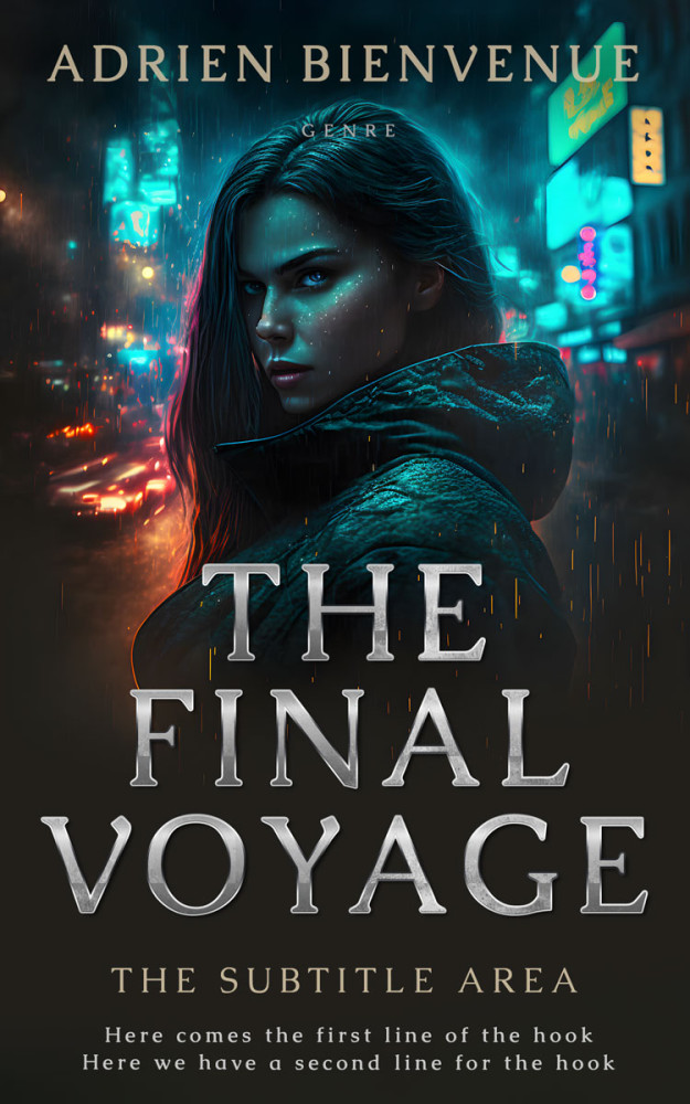 Front view of Outer Space #26513 - Premade Mystery & Thriller & Suspense Book Cover