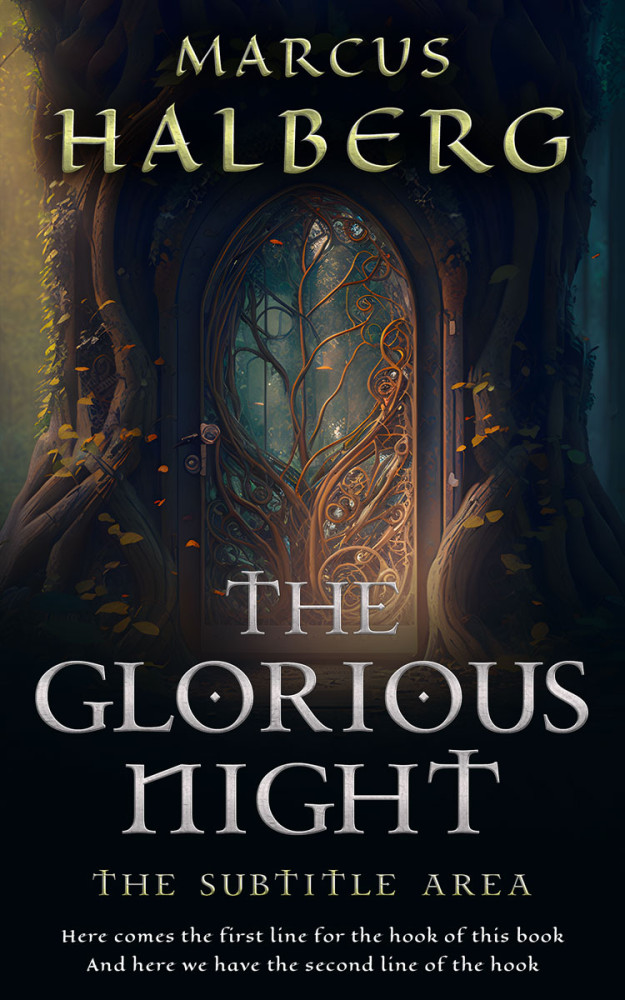 Front view of Woodsmoke #26751 - Premade Fantasy Book Cover