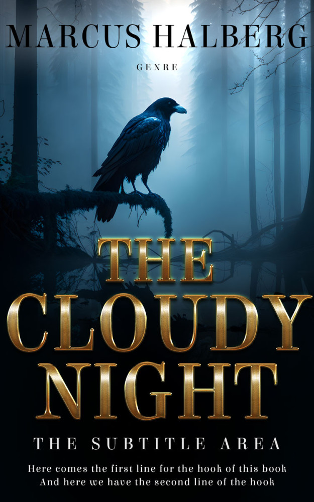 Front view of Big Stone #26782 - Premade Fantasy Book Cover