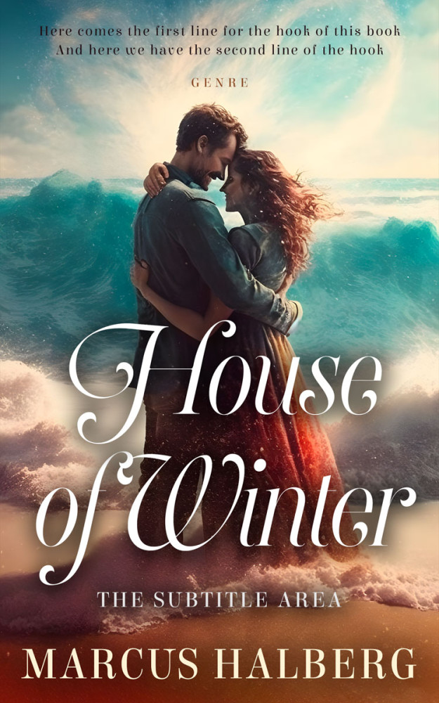 Front view of Masala #26805 - Premade Romance Book Cover