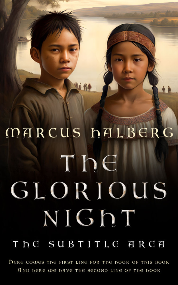 Front view of Tan #26934 - Premade Historical Book Cover