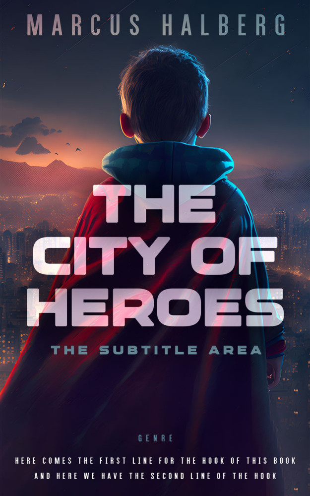 Front view of Steel Gray #26944 - Premade Fantasy Book Cover