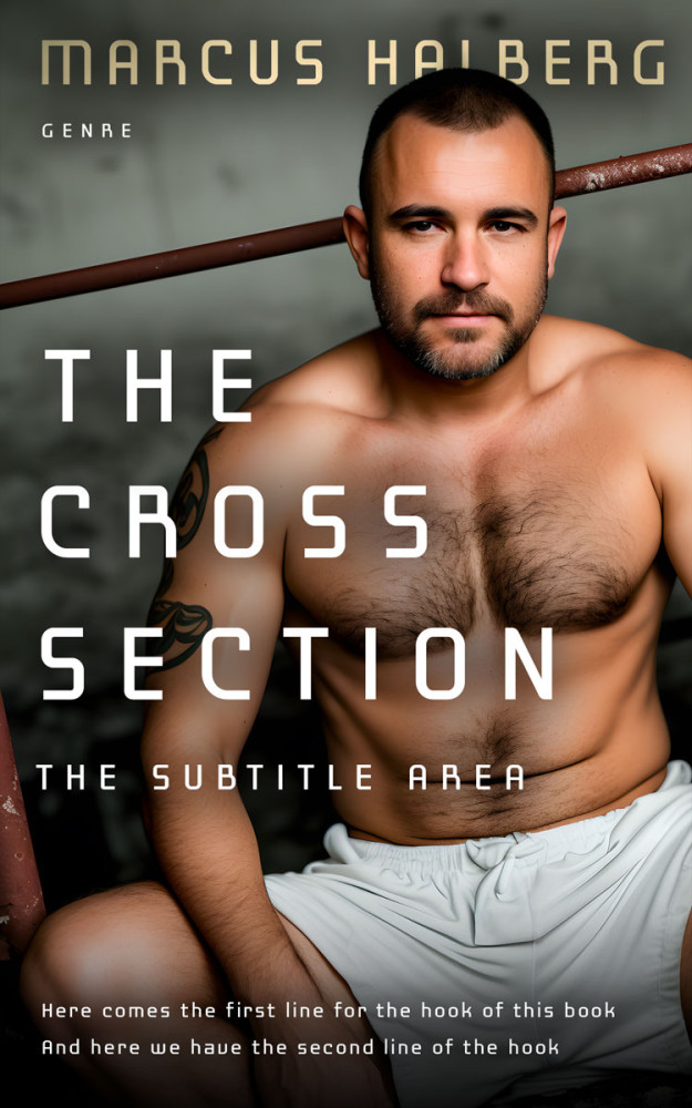 Front view of Taupe #27001 - Premade Romance Book Cover