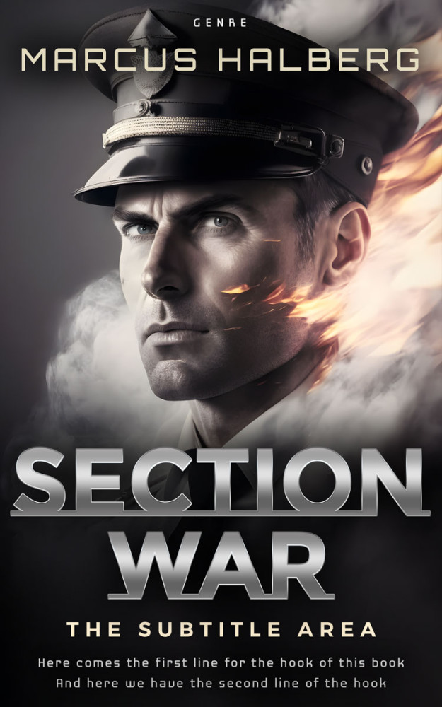 Front view of Soft Amber #27045 - Premade Historical Book Cover