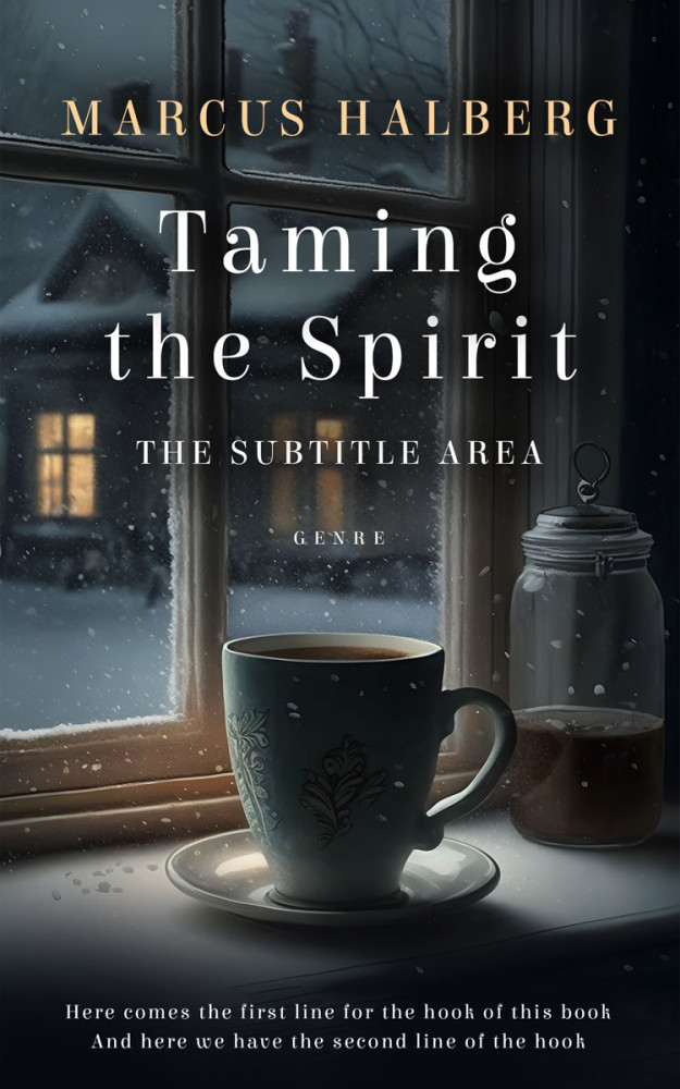 Front view of Shark #27061 - Premade Romance Book Cover