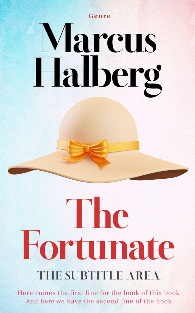 Front view of Bon Jour #27092 - Premade Abstract Book Cover