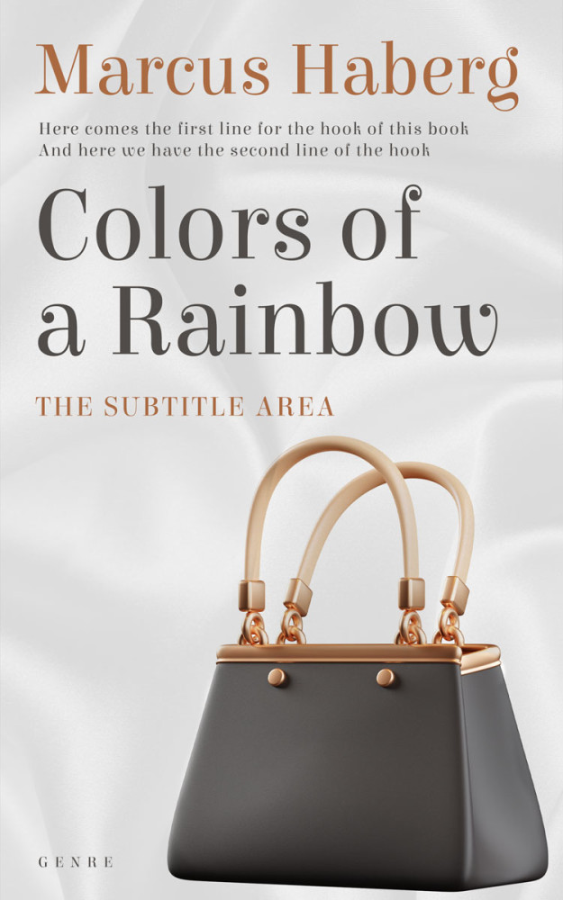 Front view of Alto #27101 - Premade Abstract Book Cover