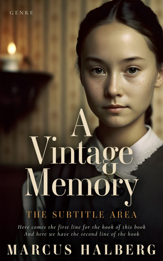 Front view of Zeus #27124 - Premade Romance Book Cover