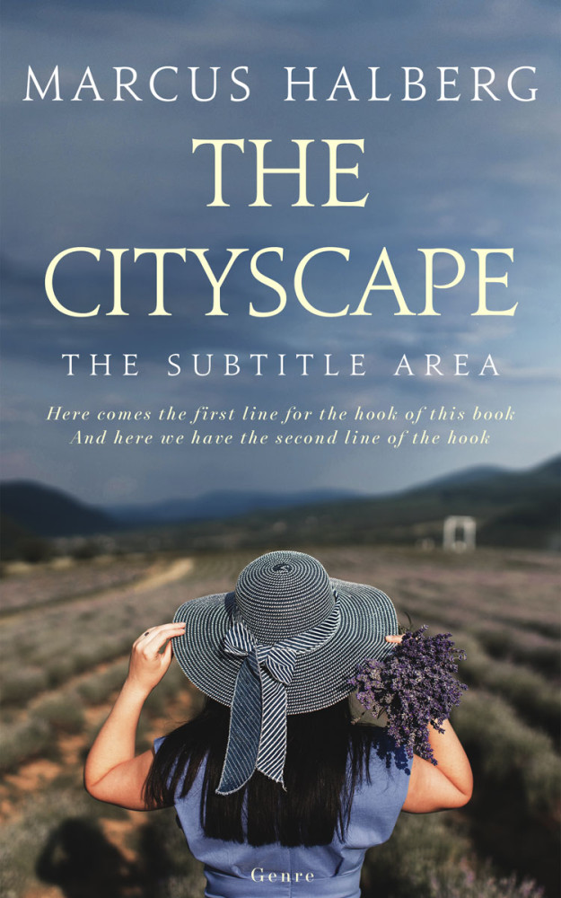 Front view of Pale Sky #27160 - Premade Literary Fiction Book Cover