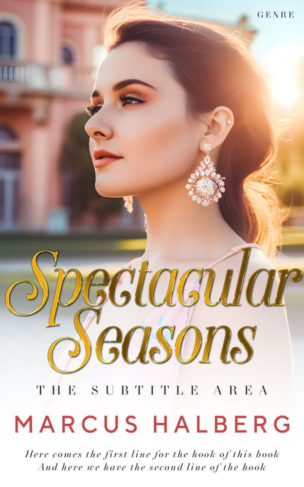 Front view of Wafer #27204 - Premade Fantasy Book Cover