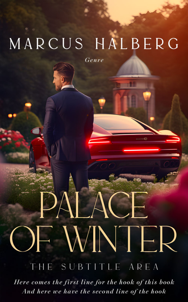 Front view of Cocoa Brown #27214 - Premade Romance Book Cover