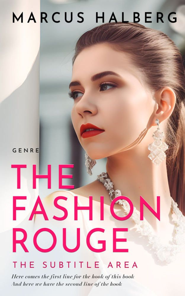 Front view of Swirl #27231 - Premade Romance Book Cover