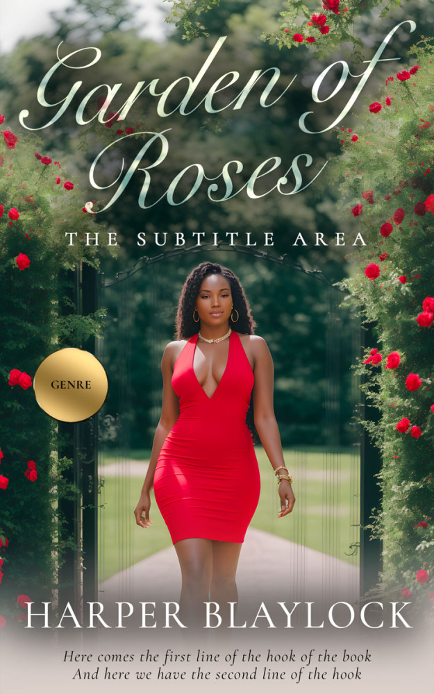 Front view of Lunar Green #27240 - Premade Romance Book Cover