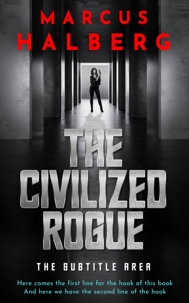 Front view of Thatch #27265 - Premade Mystery & Thriller & Suspense Book Cover