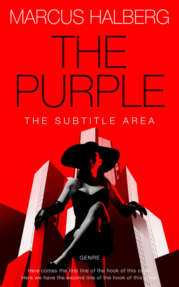 Front view of Red #27375 - Premade Mystery & Thriller & Suspense Book Cover