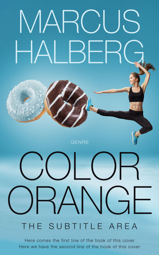 Front view of Fountain Blue #27381 - Premade Health & Dieting & Fitness Book Cover