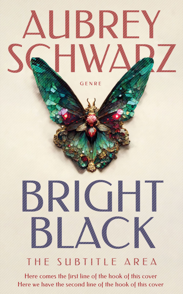 Front view of White Rock #27438 - Premade Fantasy Book Cover