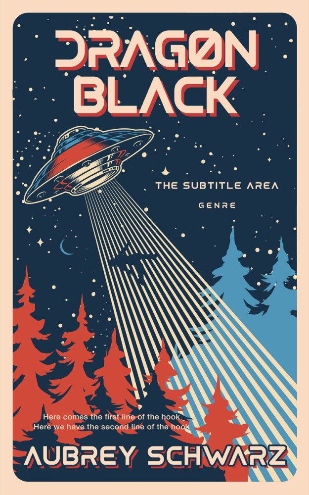 Front view of Blue Dianne #27453 - Premade Apocalyptica Book Cover