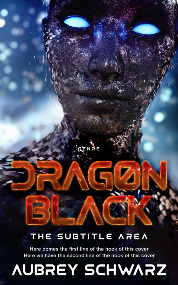 Front view of Mirage #27458 - Premade Science Fiction Book Cover