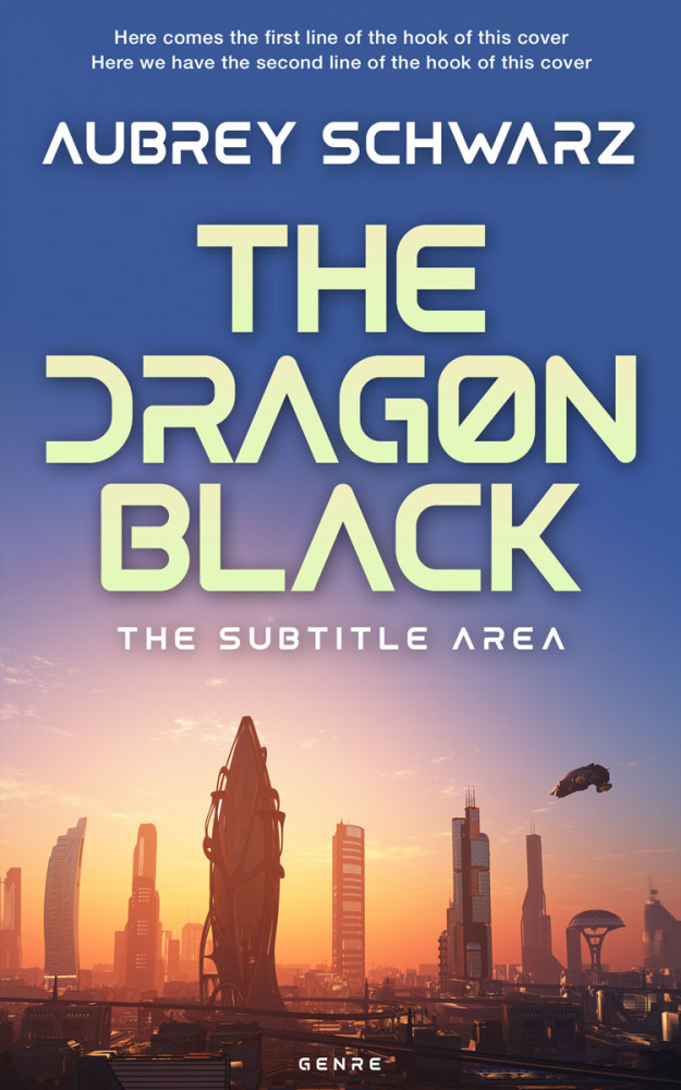 Front view of Kashmir Blue #27461 - Premade Science Fiction Book Cover