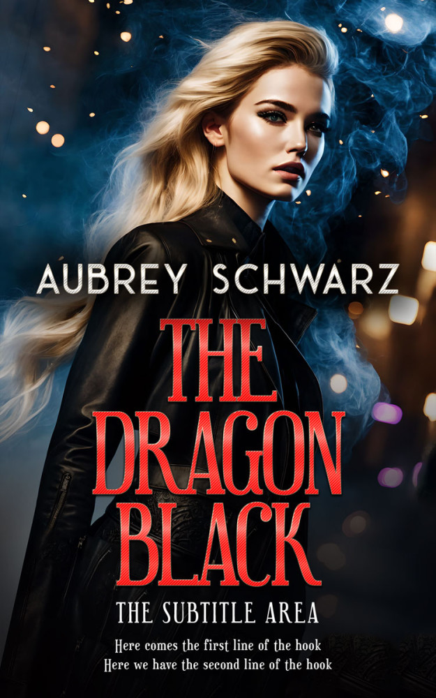 Front view of New York Pink #27478 - Premade Science Fiction Book Cover