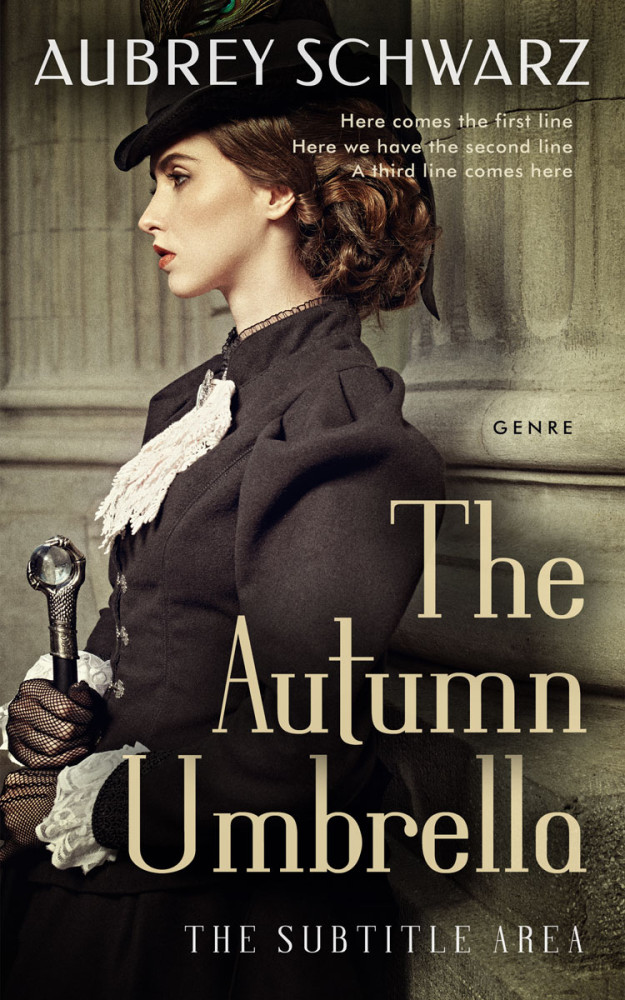 Front view of Cocoa Brown #27669 - Premade Historical Book Cover