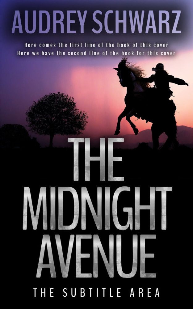 Front view of Cinder #27701 - Premade Western Book Cover