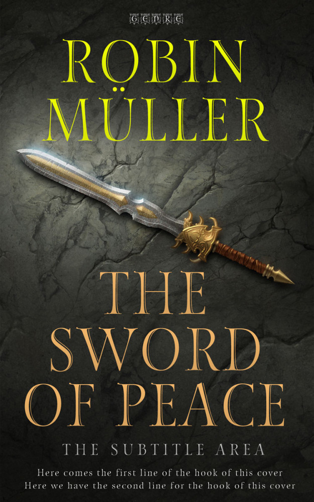 Front view of Heavy Metal #27831 - Premade Fantasy Book Cover