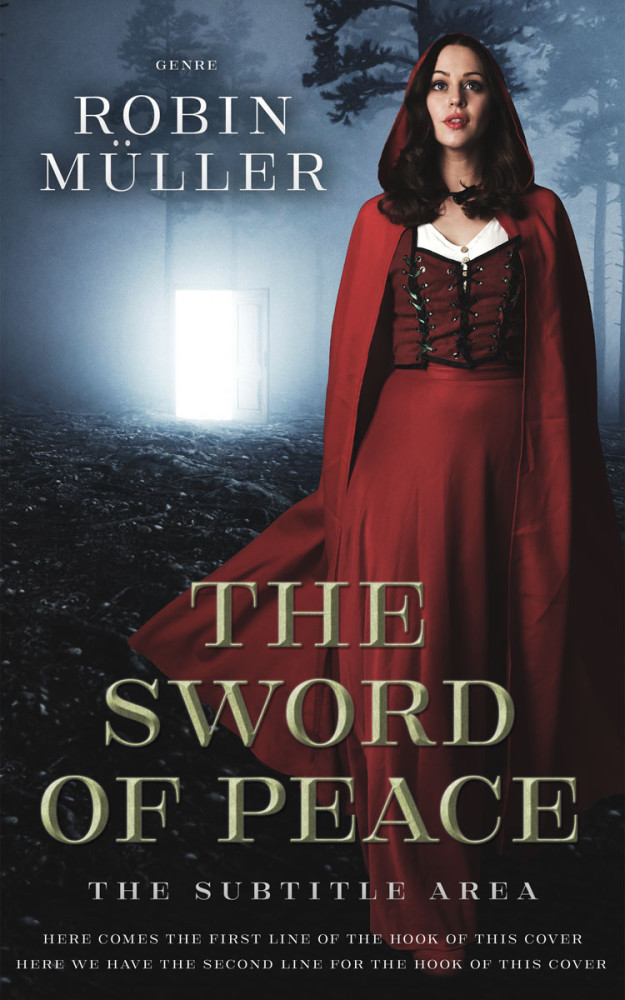 Front view of Thunder #27834 - Premade Fantasy Book Cover