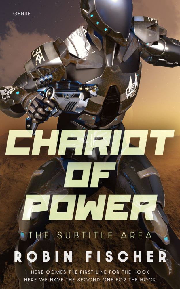 Front view of Birch #27982 - Premade Science Fiction Book Cover