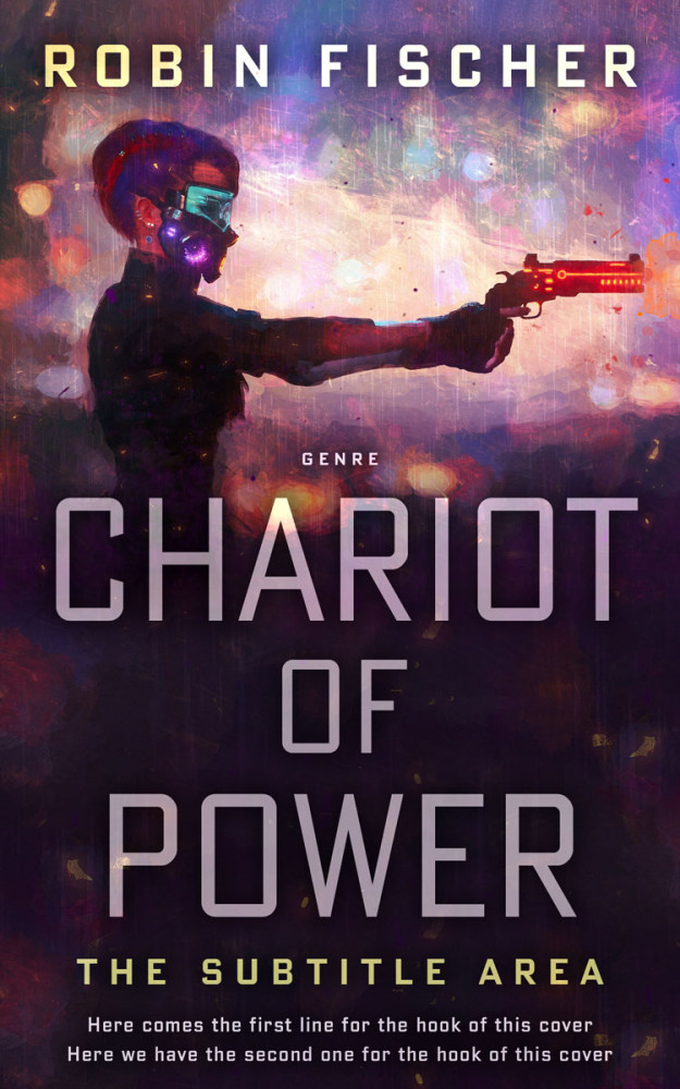 Front view of Eunry #27998 - Premade Science Fiction Book Cover