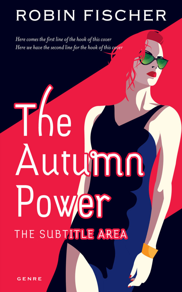 Front view of Amaranth #28030 - Premade Abstract Book Cover