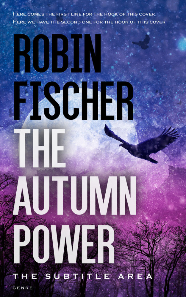 Front view of Victoria #28032 - Premade Fantasy Book Cover