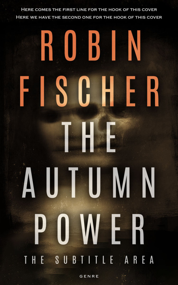 Front view of Night Rider #28039 - Premade Horror Book Cover