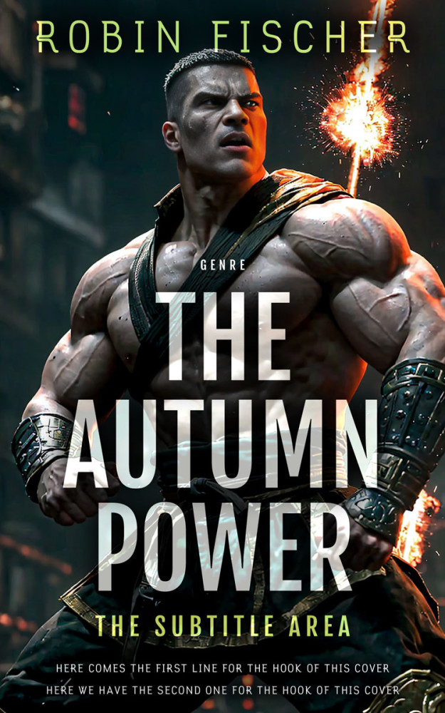 Front view of Soft Amber #28089 - Premade Fantasy Book Cover