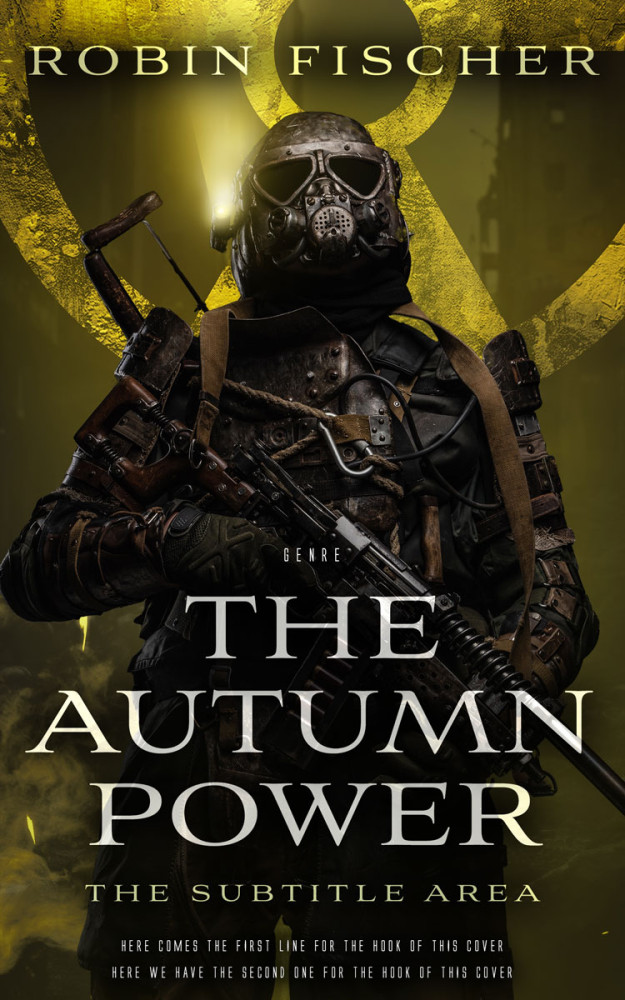 Front view of Eternity #28093 - Premade Apocalyptica Book Cover