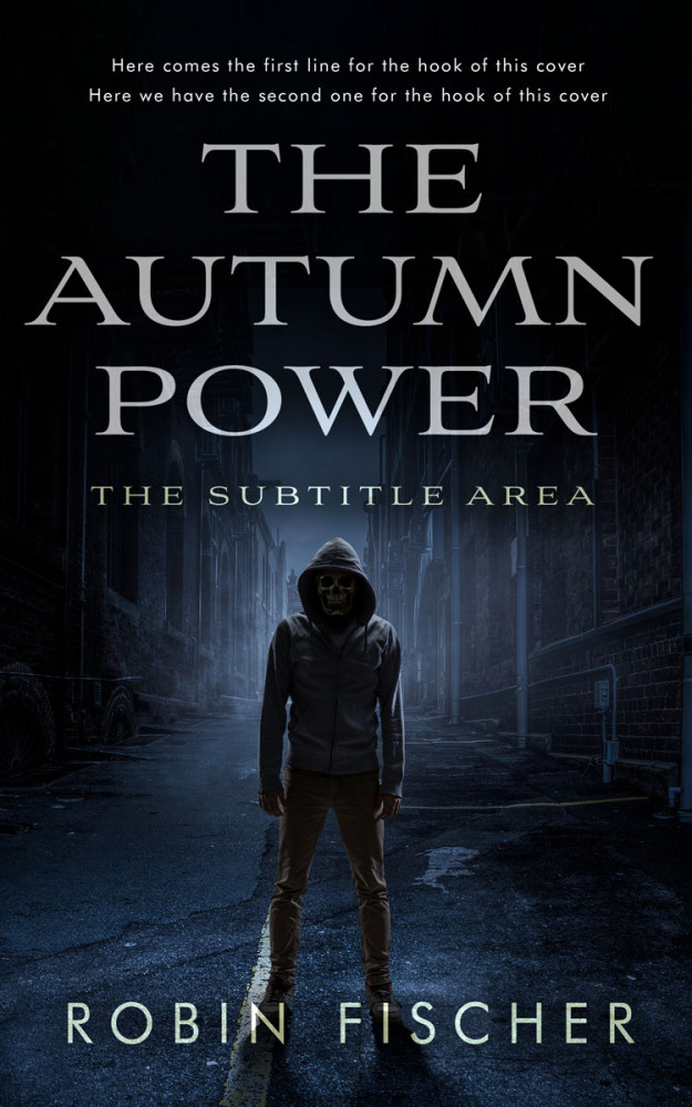 Front view of Vulcan #28098 - Premade Horror Book Cover