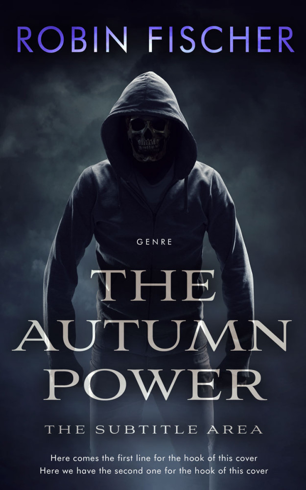 Front view of Mirage #28105 - Premade Horror Book Cover