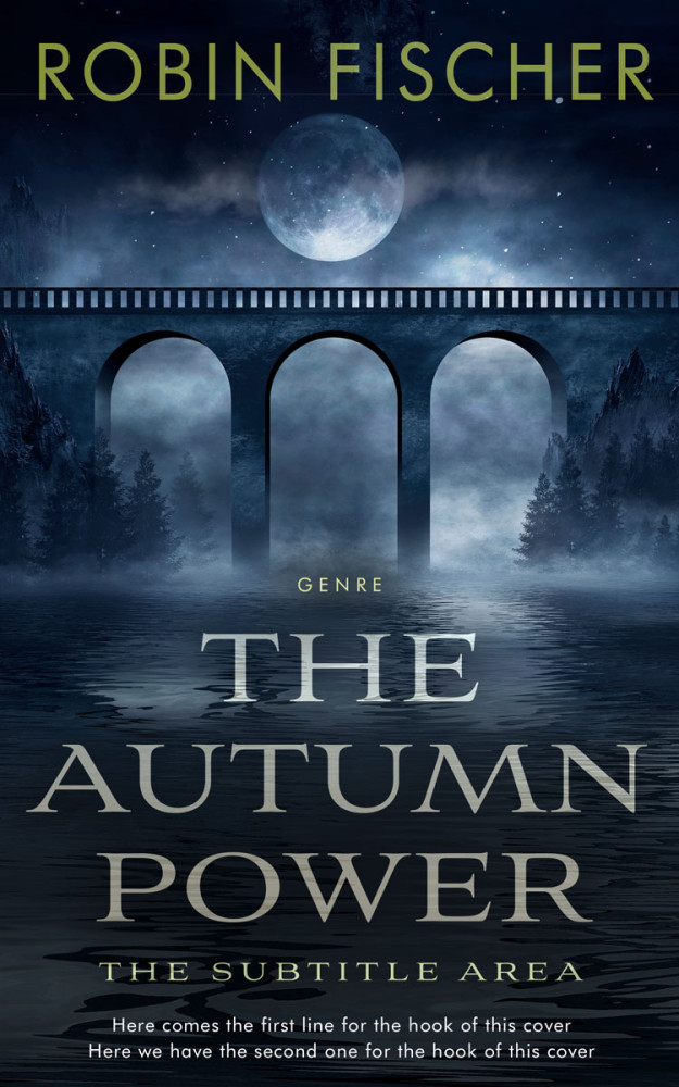 Front view of Big Stone #28110 - Premade Fantasy Book Cover